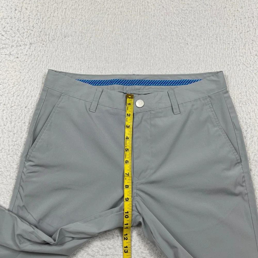 Bonobos Golf Pants Mens 31x30 Grey Slim Performance Lightweight Gorpcore Luxury